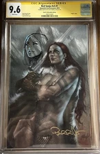RED SONJA #1 CGC SS 9.6 LUCIO PARRILLO VIRGIN VARIANT SIGNED/REMARKED PARRILLO