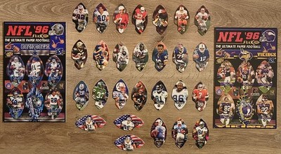 1996 Flickball NFL Football Card Lot- Elway, Emmitt Smith, Cowboys, Vikings