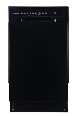 EdgeStar BIDW1802BL 18 Inch Wide 8 Place Setting Built-In Dishwasher Black