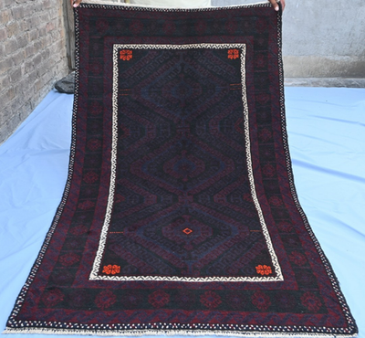 #ad Afghan Baluchi Handmade Rug. Unique Vintage Rug. $305.00