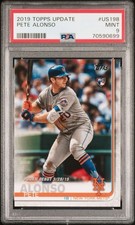 2019 Topps Update Series - Rookie Debut Pete Alonso #US198 (RC) Mets Orioles PSA