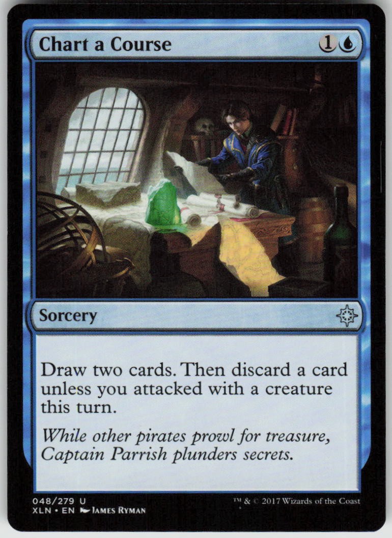 Chart a Course 48 Uncommon Ixalan Magic: The Gathering Lightly Played