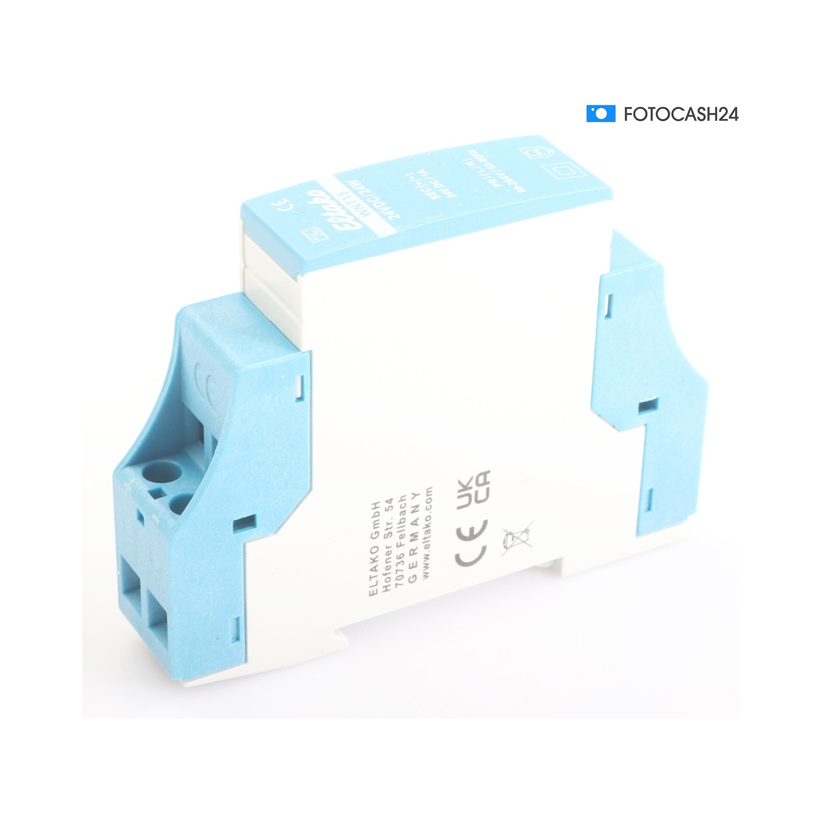 Eltako 20000073 DIN-Rail Power Supply 1A 24W 24V Network Module + Defect