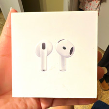 Apple AirPods 4 Wireless Bluetooth In-Ear Earbuds w/ Charging Case White