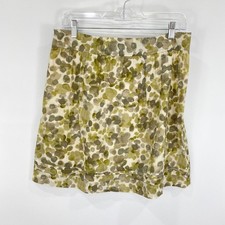 Ann Taylor Loft Women's Short Skirt Size 4P Green Pleated