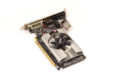 MSI NVIDIA GeForce 210 1GB DDR3 PCIe x16 Graphic Card P/N: N210-MD1G/D3 Tested