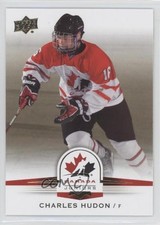 2014 Upper Deck Team Canada Juniors Gold Sepia Charles Hudon #52 1x1