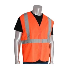 PIP 302WCENGOR2X Orange Solid Safety Vest (XXL)