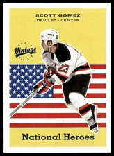 2000-01 Upper Deck Vintage National Heroes Scott Gomez New Jersey Devils #NH15