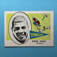 1961 Nu-Card Football #143 Ernie Davis Rookie RC - VG-EX. rookie card picture