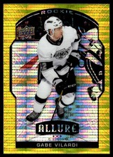 2020-21 Upper Deck Allure Yellow Taxi Gabe Vilardi Rookie Los Angeles Kings #75
