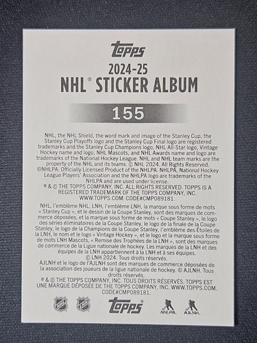24-25 Topps Matt Duchene Season Highlights Sticker 🚨🚨🚨 Dallas Stars - Picture 2 of 2