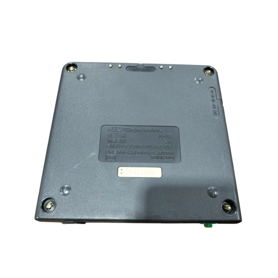 NEC PC ENGINE CORE GRAFX GRAY PI-TG3/PI-AD8 HOME CONSOLE 1989 USED FROM JAPAN - Image 2 of 4