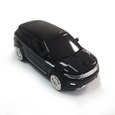 Black SUV Car Shaped 3D Wireless Mouse Blue LED Headlight 1600 DPI For Laptop