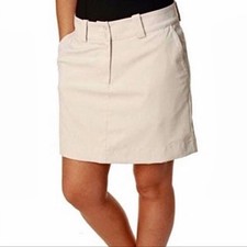 Nike Golf light tan Tour Performance Dri-Fit Golf Skirt sz 14