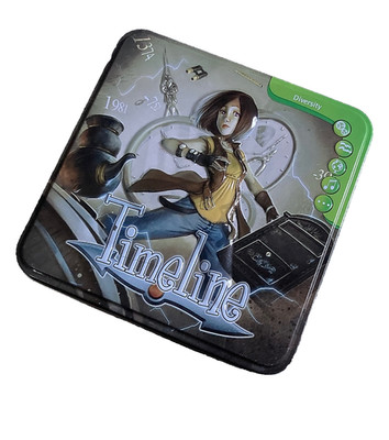 Asmodee Timeline Game Diversity Card Game in Original Tin with Booklet