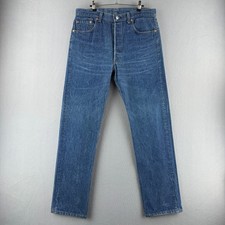 Vintage Levis Jeans Mens 36x36 Fits 34x32 501 XX Good Fuzzy Denim Made in USA