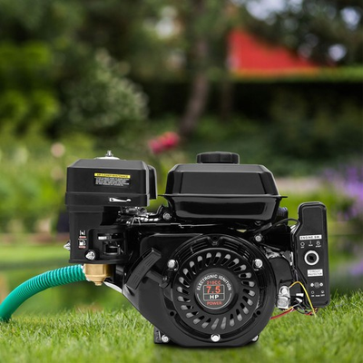 #ad Electric Start Log Splitter 4 Stroke 7.5HP Gas Shaft Motor Version Engine 212CC $160.58