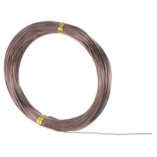 22 Gauge 0.6mm Aluminum Wire 100 ft Bendable Metal Craft Armature Wire Brown
