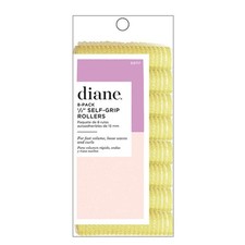 Diane Self-Grip Rollers-Yellow 1/2", 8 Pack