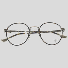 CHROME HEARTS FIRKIN Brown 49 22-143 w/Accessories Sunglasses Eyewear Authentic