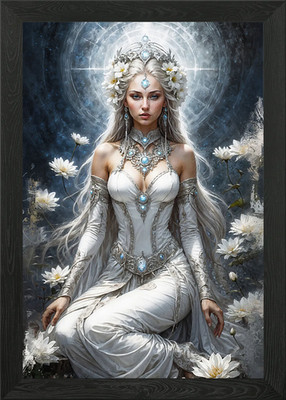 Göttin des Lichts gerahmtes Wandbild Poster Leinwanddruck Bild