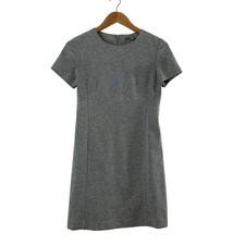 Uniqlo Womens Short Sleeve Shift Dress Heather Grey Jersey 291-140265 Size S