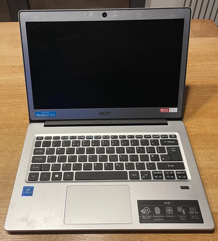 Acer Swift 1 SF113-31-P7Q4 13.3" Laptop N4200 1.10GHz 4GB RAM 128GB SSD - Image 2 of 4