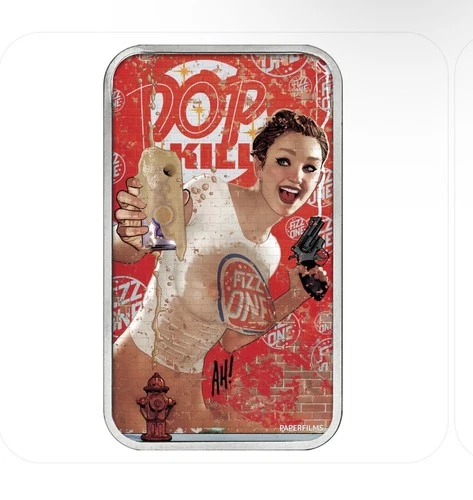 Bullion Baddies Cherry Bomb Nice Edition 1/200 Special Collab With Pop Kill