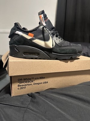 Nike Air Max 90 Off-White Black Size 9