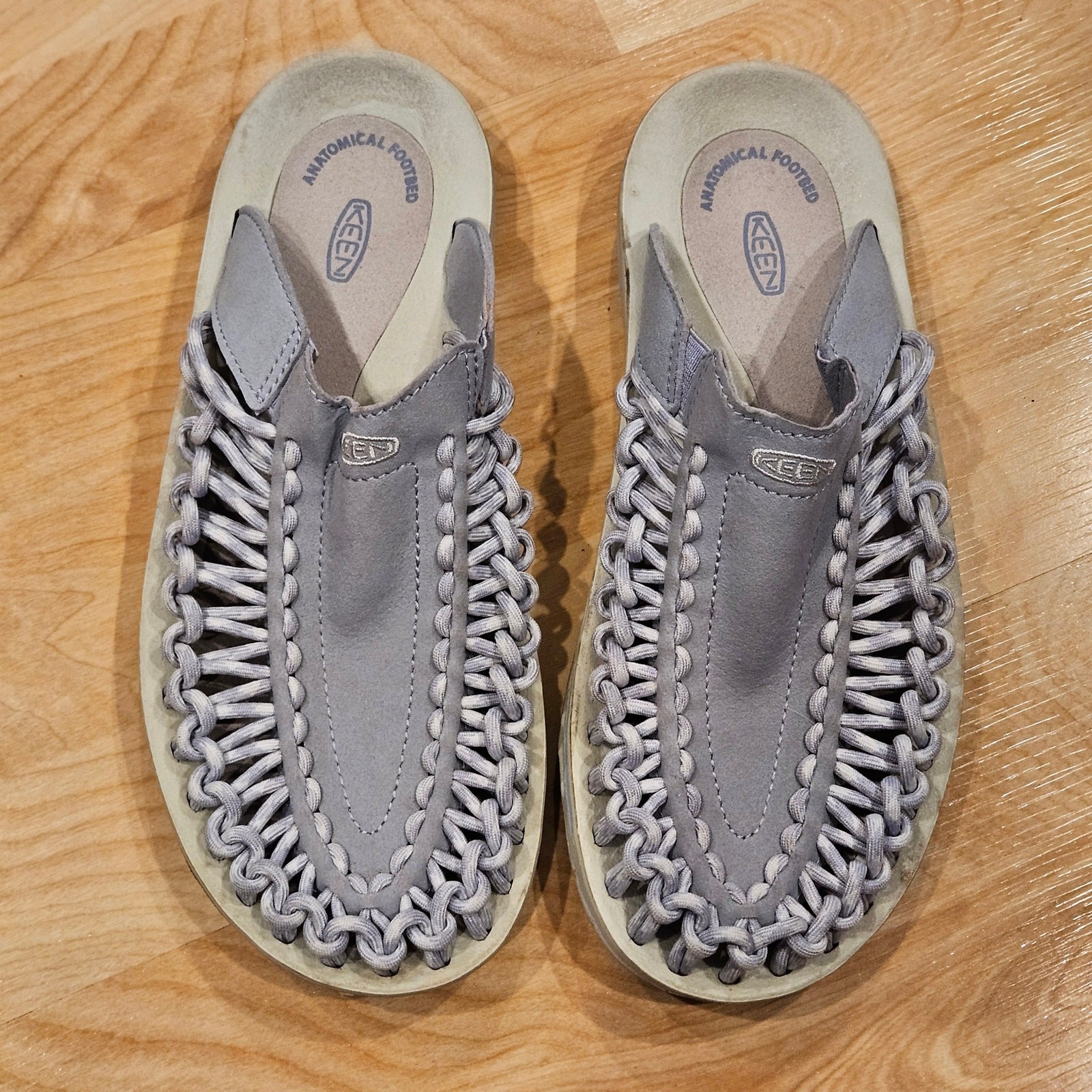 Keen Uneek II Slide Sandals Womens 7.5 Gray Sport Comfort Outdoor Casual Shoes