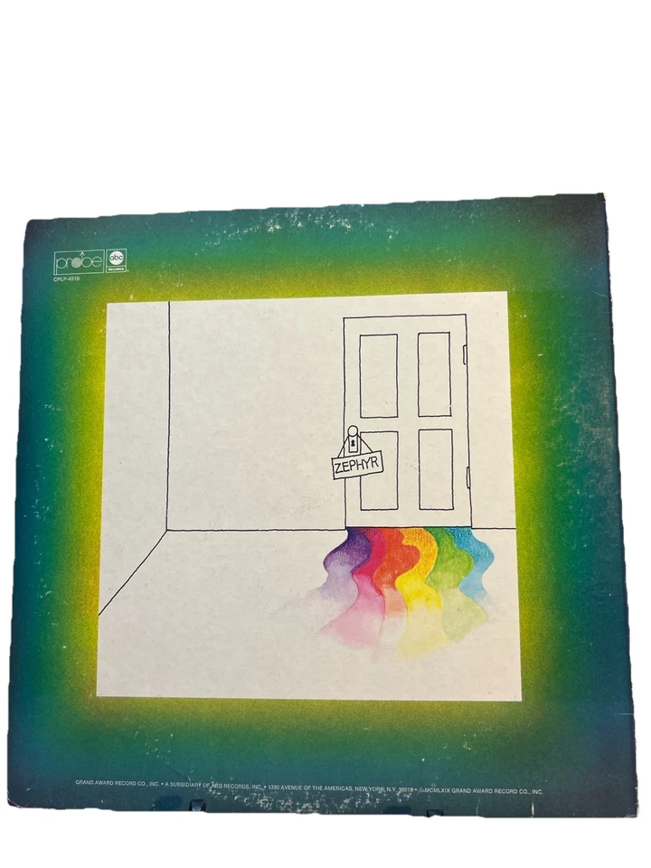 Zephyr Self-Titled LP 1969 – VG+ Visual Grade – Untested Rare Hard Rock Foto 4 de 4