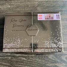 Profusion Cosmetics ROSE GOLD DREAMS 15PC FULL FACE PALETTE EYES LIPS CHEEK+🎁🎁