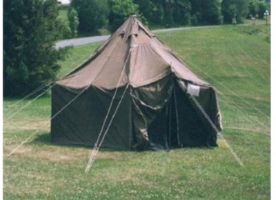 US Hexagonal Arctic Tent with Liner M-1950 Army Military-Mint