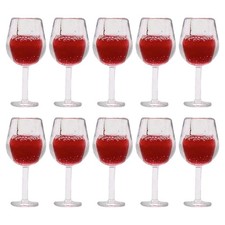 10 Pcs Miniature Wine Doll Dollhouse Drinks Tiny Glasses Oz Accessories Cups