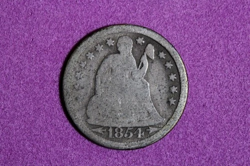 1854 O Seated Liberty Dime w/ Arrows #M25524
