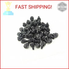 Honbay 40PCS 6#-32x5 M3.5 PC Computer Case Thumbscrews Thumb Screws (Black zinc)