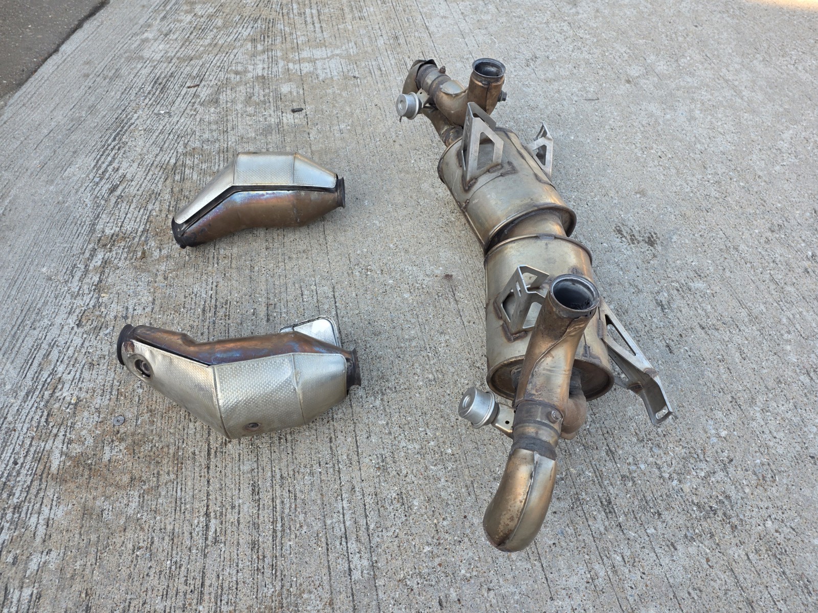 LAMBORGHINI GALLARDO SUPERLEGGE OEM GENUINE ORIGINAL COMPLETE EXHAUST SYSTEM