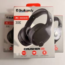 (NEW) Skullcandy Crusher 720 Wireless Sensory Bass Headphones Black