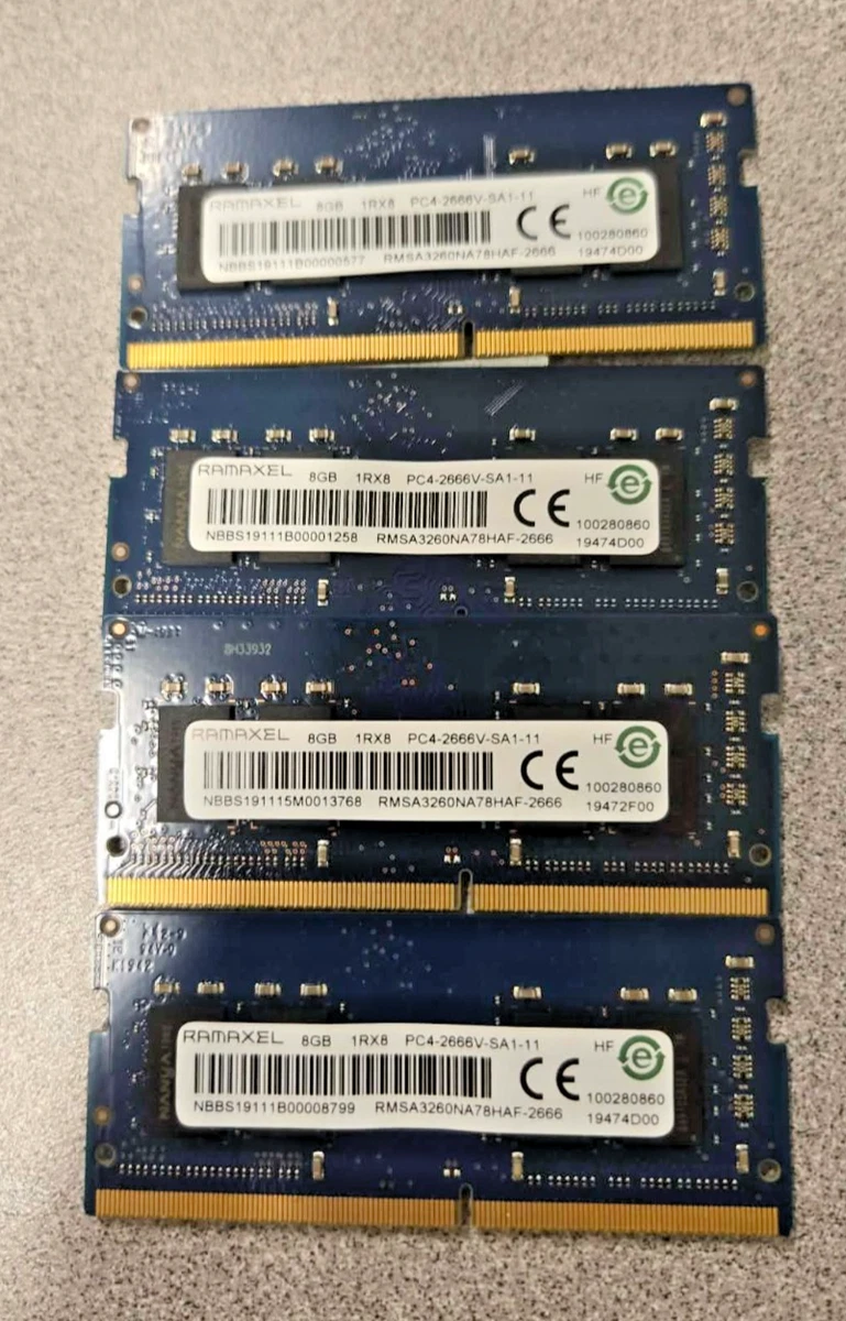 Ramaxel Computer PC4-21300 (DDR4-2666) Bus Speed Memory (RAM) for