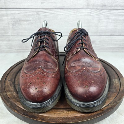 RARE VINTAGE Dr. Martens 3989 Brogue Wingtip Oxford Made In 