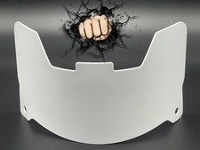 Visiera casco full size (solo display) replica/speed/flex compatibile bianco lucido