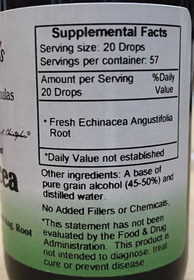 Extracto de equinácea Christopher’s Original Formulas 2 fl oz (paquete de 2) Foto 3 de 4