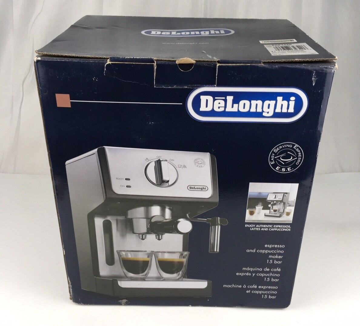 De'longhi ECP3420 15-Bar Pump Cappuccino Espresso Machine - Black