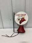 Vtg Rare Texaco Fire Chief Gasoline Cast Iron Door Bell Wall Mount 13” Nice