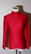 LAYER 8 Red Long Sleeve Mock Neck Compression Top Women's Size XS