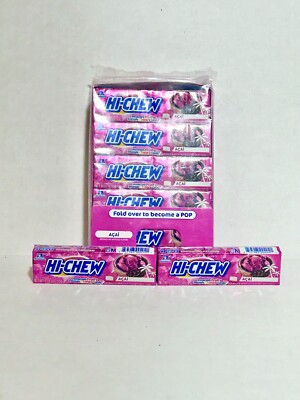 Hi-Chew Candy Açaí Flavored Bulk 1.76 OZ Packs Boxes Japanese Candy