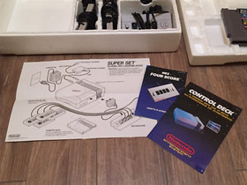 NINTENDO NES SUPER SET PAL ITA BOXATA + SUPER MARIO BROS + TETRIS + WORLD CUP