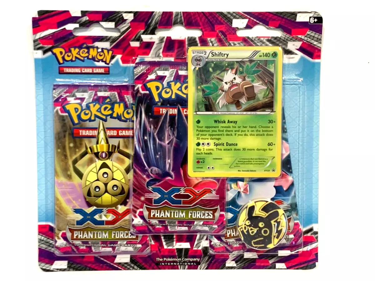 Pokémon Phantom Forces 3-pack Blister, booster pack, Promo card