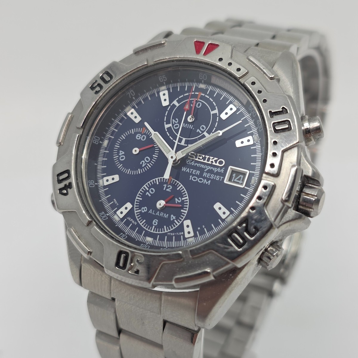 Seiko Diver 7t32-7f69 Mens Wristwatch Vintage Alarm Chronograph | eBay